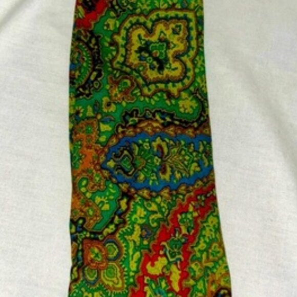 GUCCI Men's Paisley Tie - Picture 2 of 4